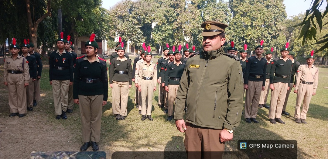 बी. एस. ए. (पी.जी.) कॉलेज, मथुरा में 77वाँ गणतंत्र दिवस समारोह हर्षोल्लास के साथ मनाया गया।
